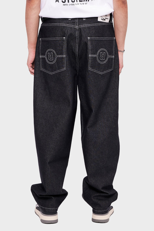 meskie#@Spodnie TRES GROS DENIM czarne