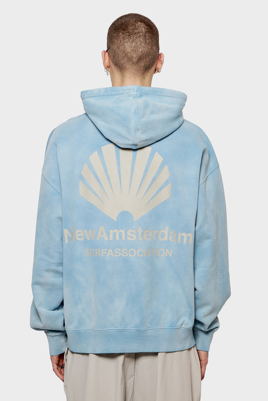 meskie#@Bluza LOGO HOODIE SWEATER niebieska