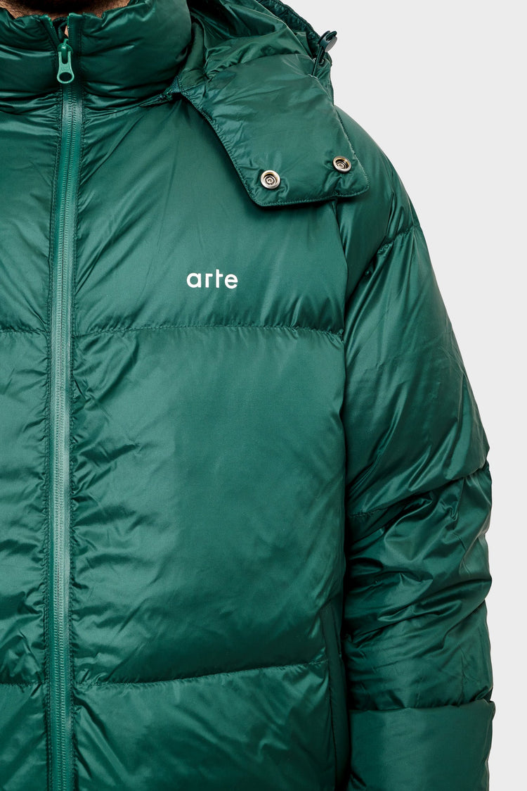 Kurtka PUFFER JACKET zielona