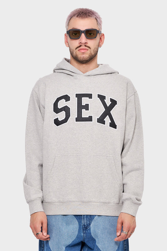 meskie#@Bluza SEX HOODIE szara