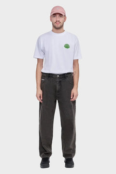 Koszulka LOGO TEE biało-zielona