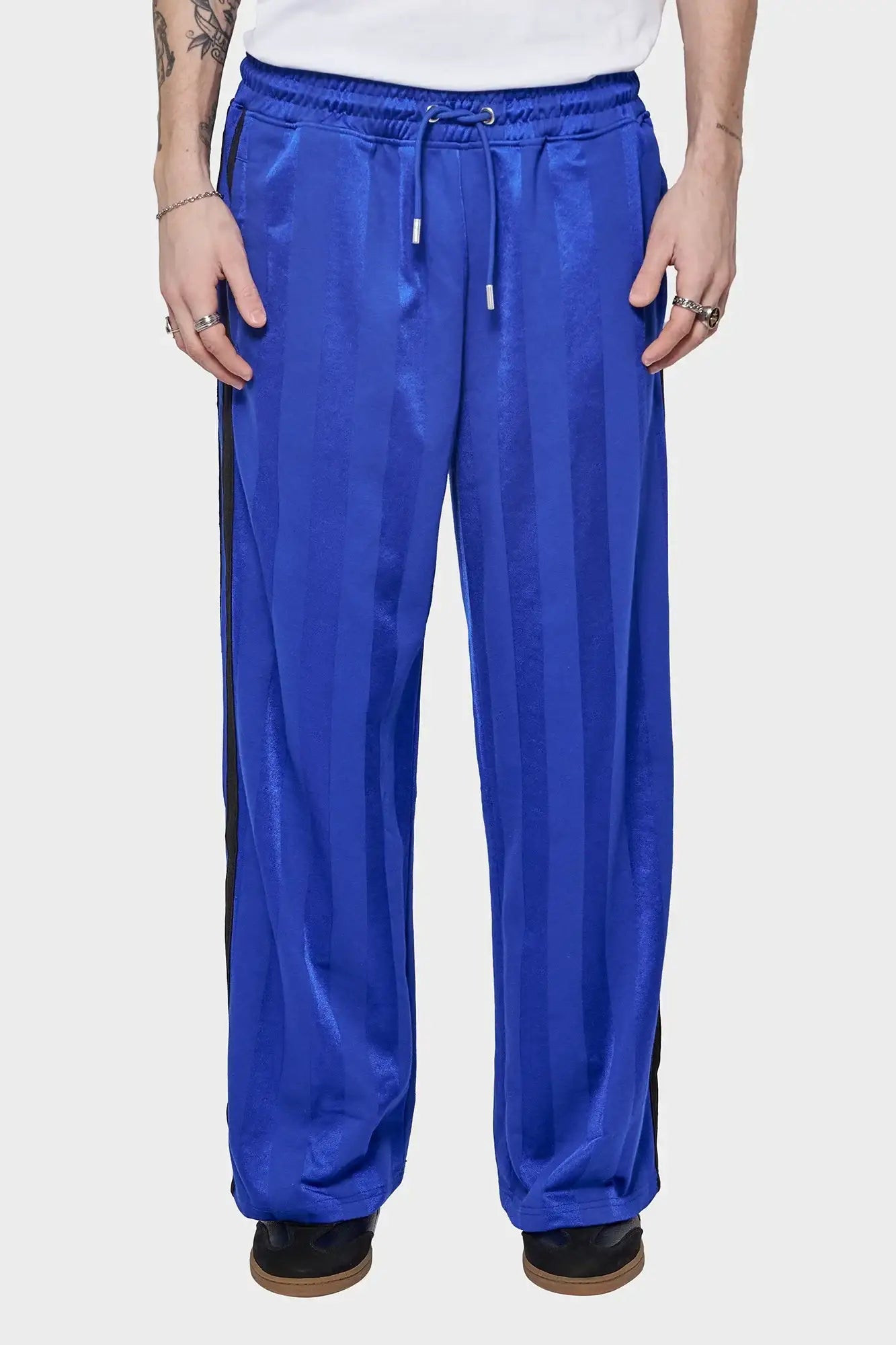 meskie#@Spodnie FOOTBALL JERSEY TRACK TROUSERS niebieskie