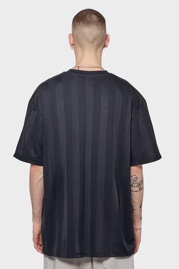 meskie#@Koszulka FOOTBALL JERSEY TEE czarna