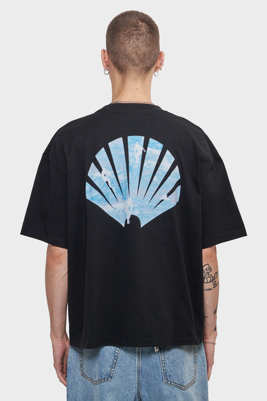 meskie#@Koszulka LINE UP TEE czarna