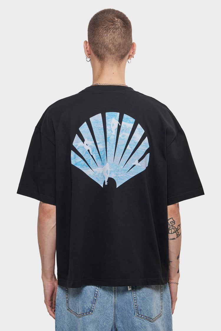 meskie#@Koszulka LINE UP TEE czarna