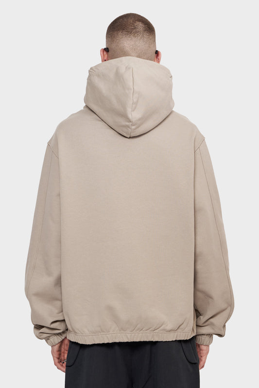 meskie#@Bluza LOGO beżowa