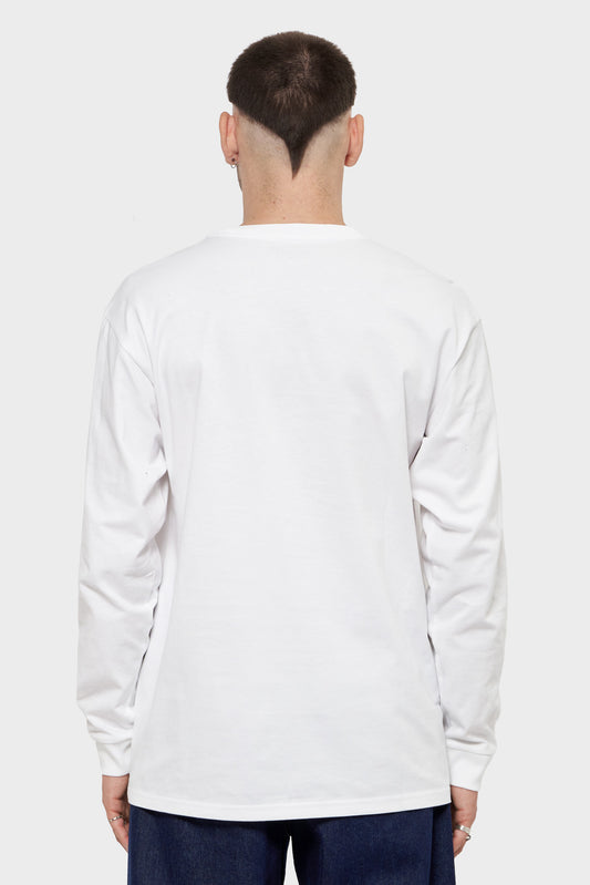 meskie#@Longsleeve Chase L/S T-Shirt biały