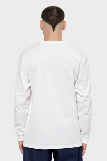 meskie#@Longsleeve Chase L/S T-Shirt biały