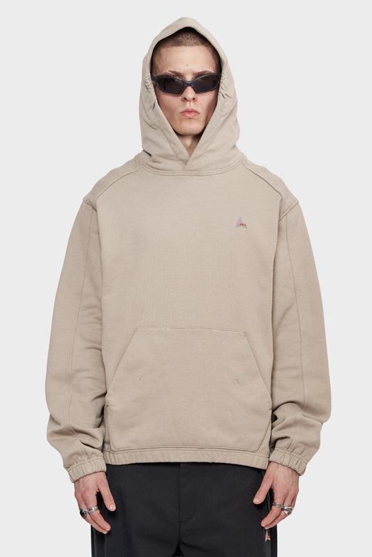 meskie#@Bluza LOGO beżowa