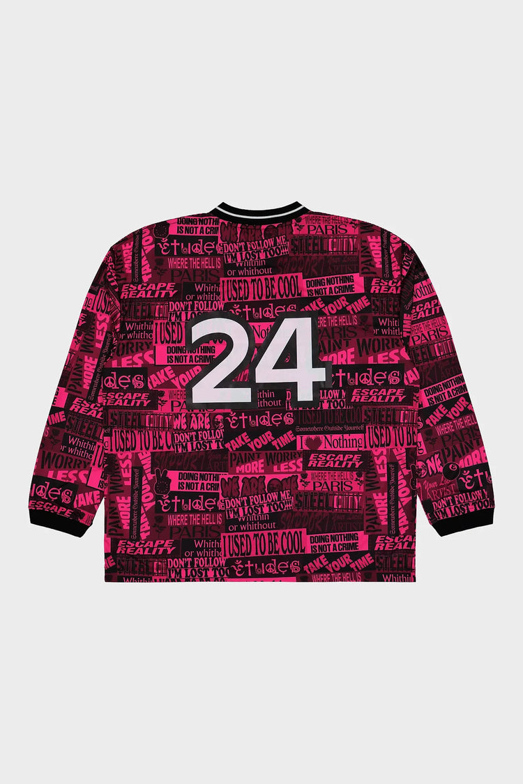 Longsleeve SOCCER różowy