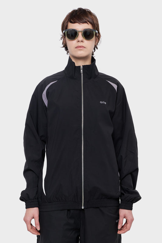 damskie#@Bluza TWO-TONE TRACKSUIT czarna