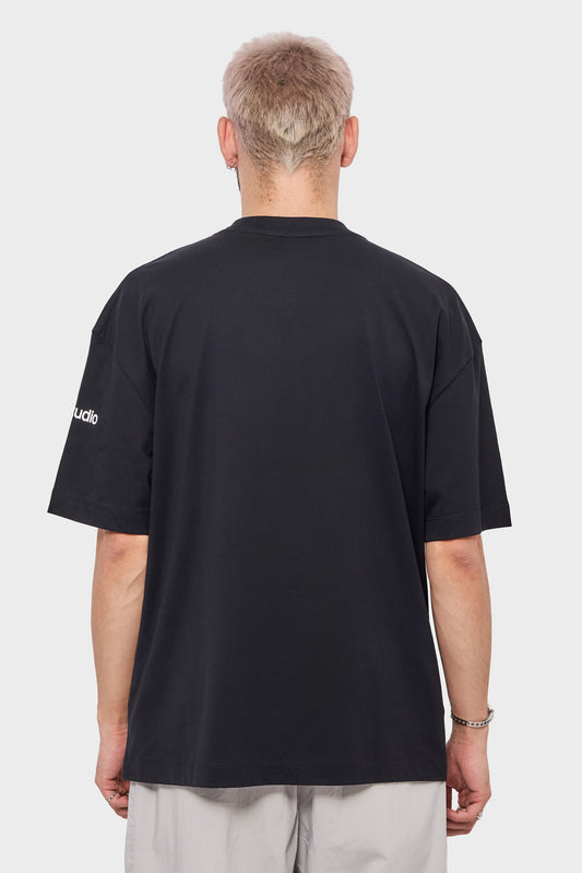 RELAX BIG ETUDES T-shirt black