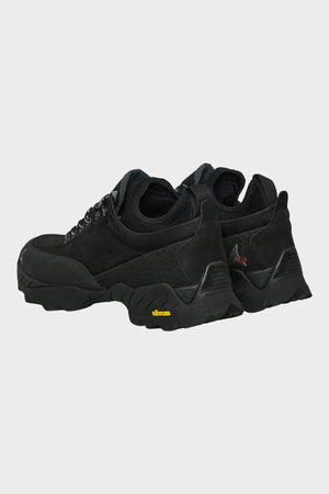 Czarne buty trekkingowe męskie z grubą podeszwą Vibram, sportowe, outdoor