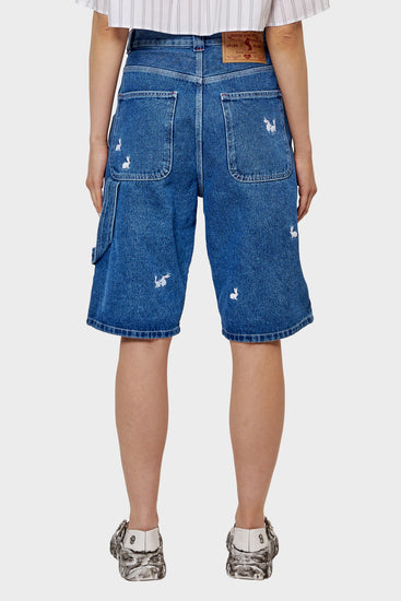 damskie#@Szorty BUNYY BONANZA niebieskie