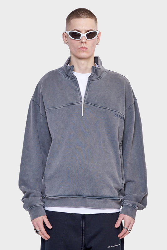 meskie#@Bluza HIGHNECK TRACKSUIT W ZIP Szara