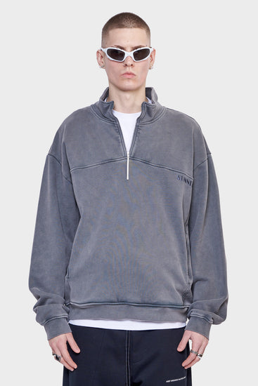 meskie#@Bluza HIGHNECK TRACKSUIT W ZIP Szara