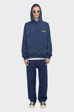 Bluza CHENILLE SLANTED OG PULLOVER granatowa