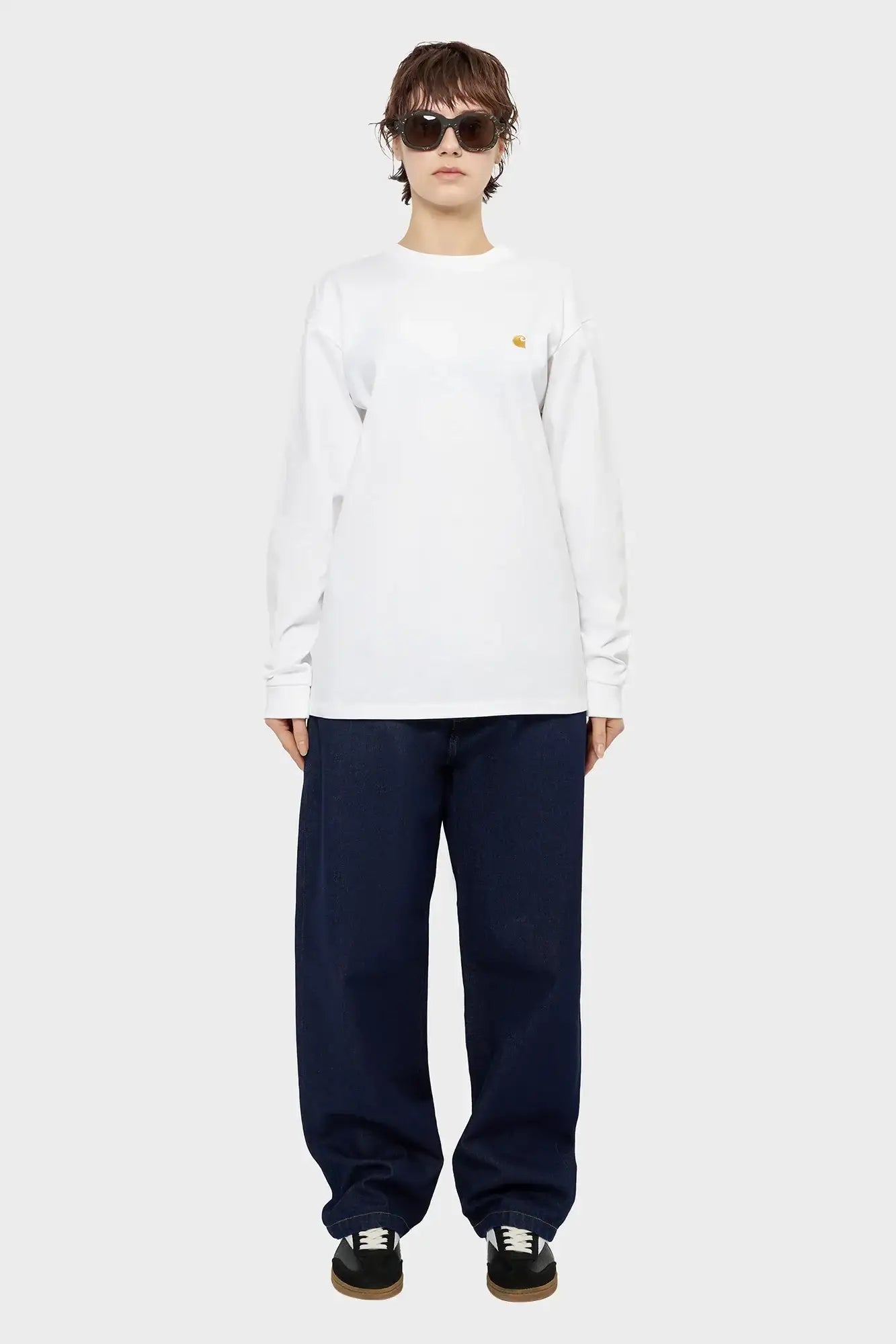 damskie#@Longsleeve Chase L/S T-Shirt biały