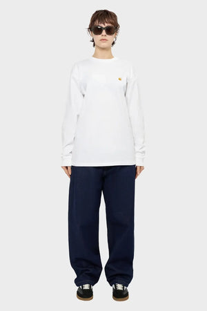 damskie#@Longsleeve Chase L/S T-Shirt biały