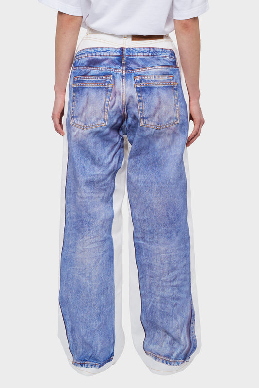 AUGMENTED JEANS trousers white/blue