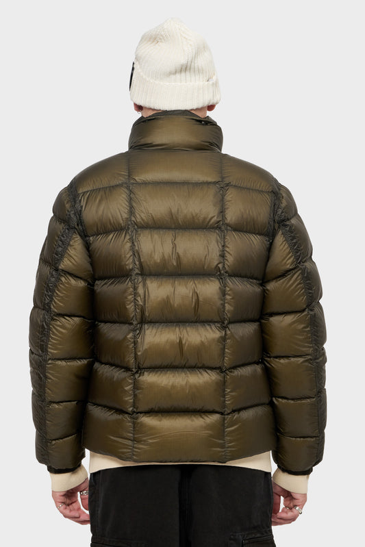 meskie#@Kurtka HOODED SHORT DOWN zielona