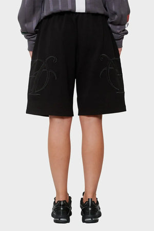 damskie#@Szorty MONOGRAM FIT czarny