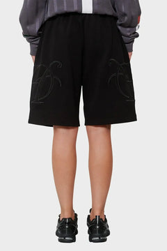 Szorty MONOGRAM FIT czarny