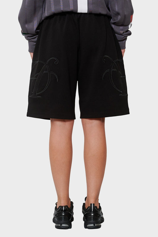 damskie#@Szorty MONOGRAM FIT czarny