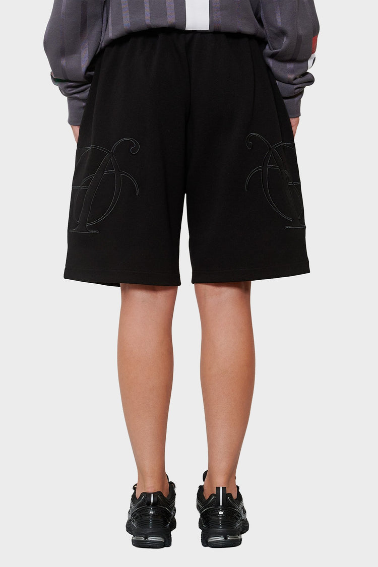 damskie#@Szorty MONOGRAM FIT czarny