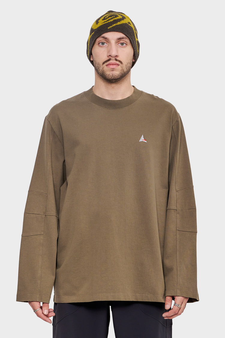 meskie#@Longsleeve LOGO oliwkowy