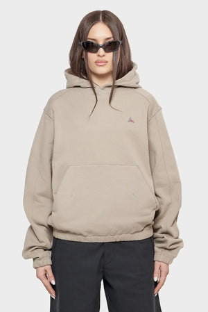 damskie#@Bluza LOGO beżowa