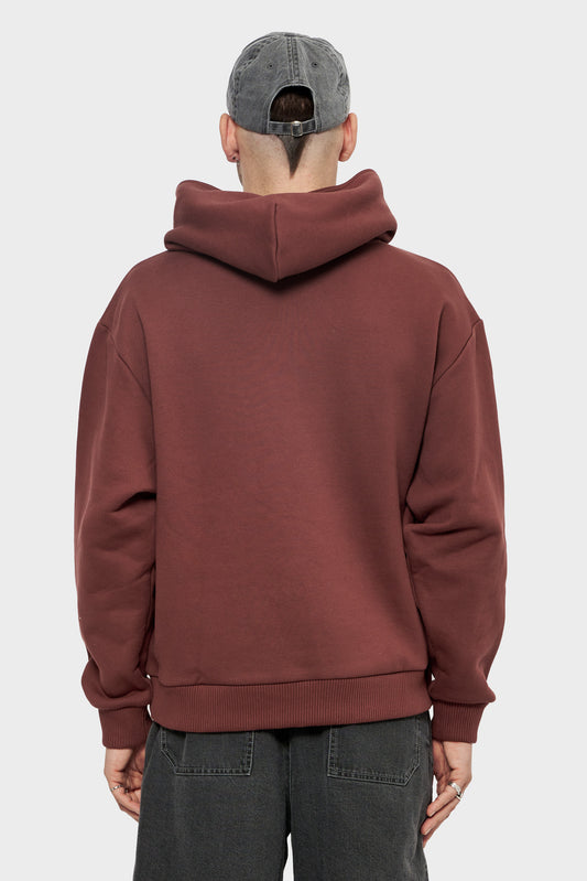 meskie#@Bluza SOHO PO HOODIE 3.0 bordowa