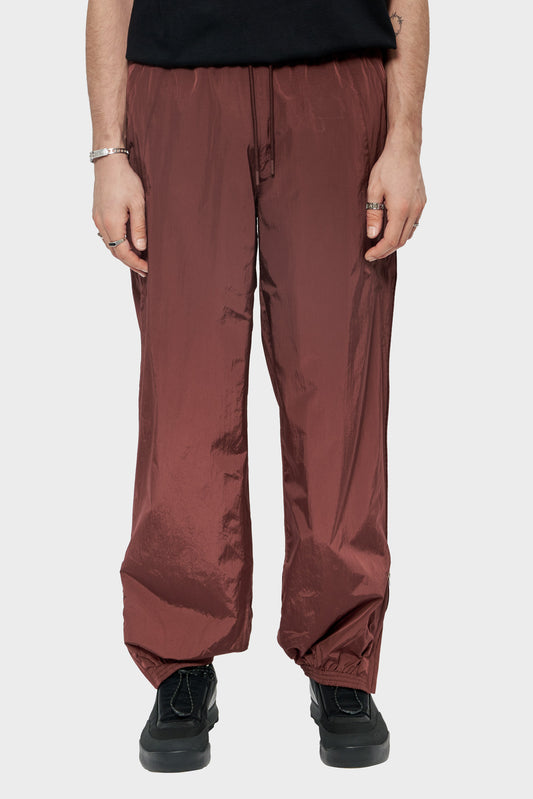 meskie#@Spodnie TRACK TROUSERS bordowe