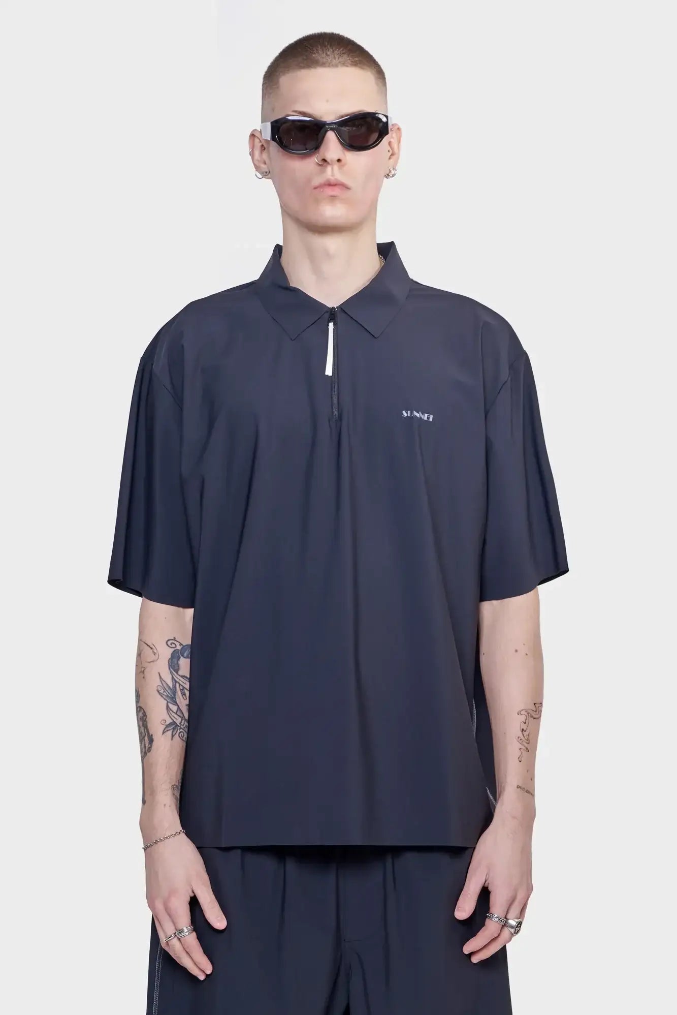 meskie#@Polo SHORTSLEEVE czarna