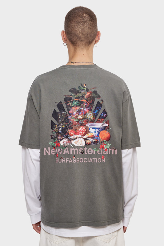 meskie#@Koszulka BUFFET TEE zielona