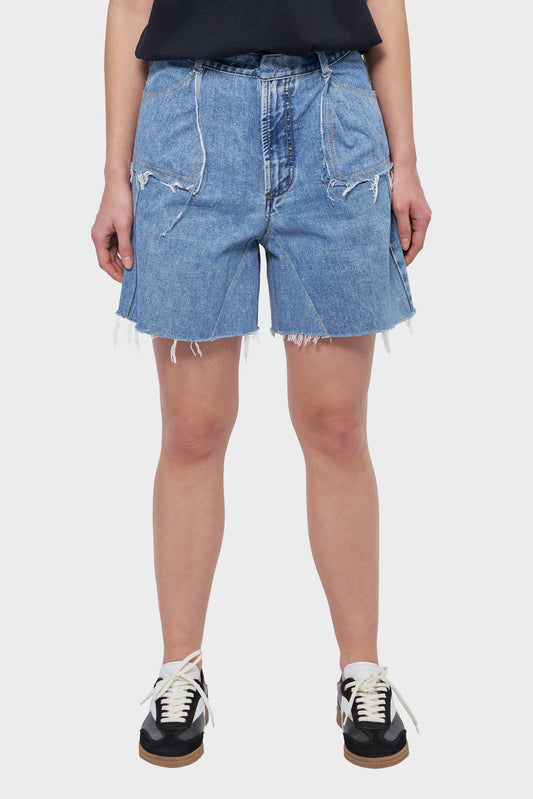 Szorty DENIM SHORT niebieskie