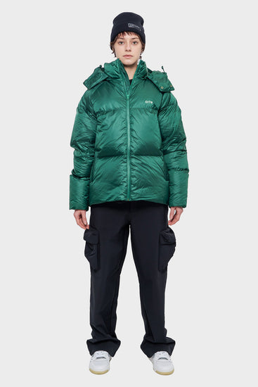 damskie#@Kurtka PUFFER JACKET zielona