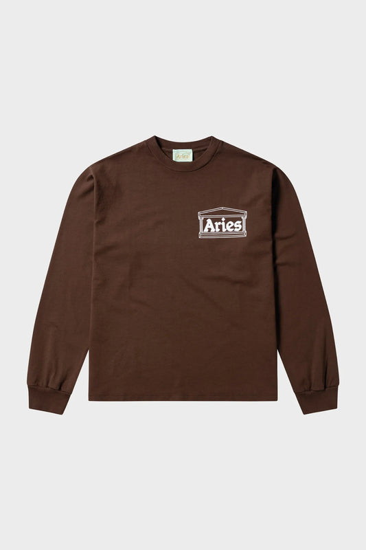 Longsleeve TEMPLE brązowy