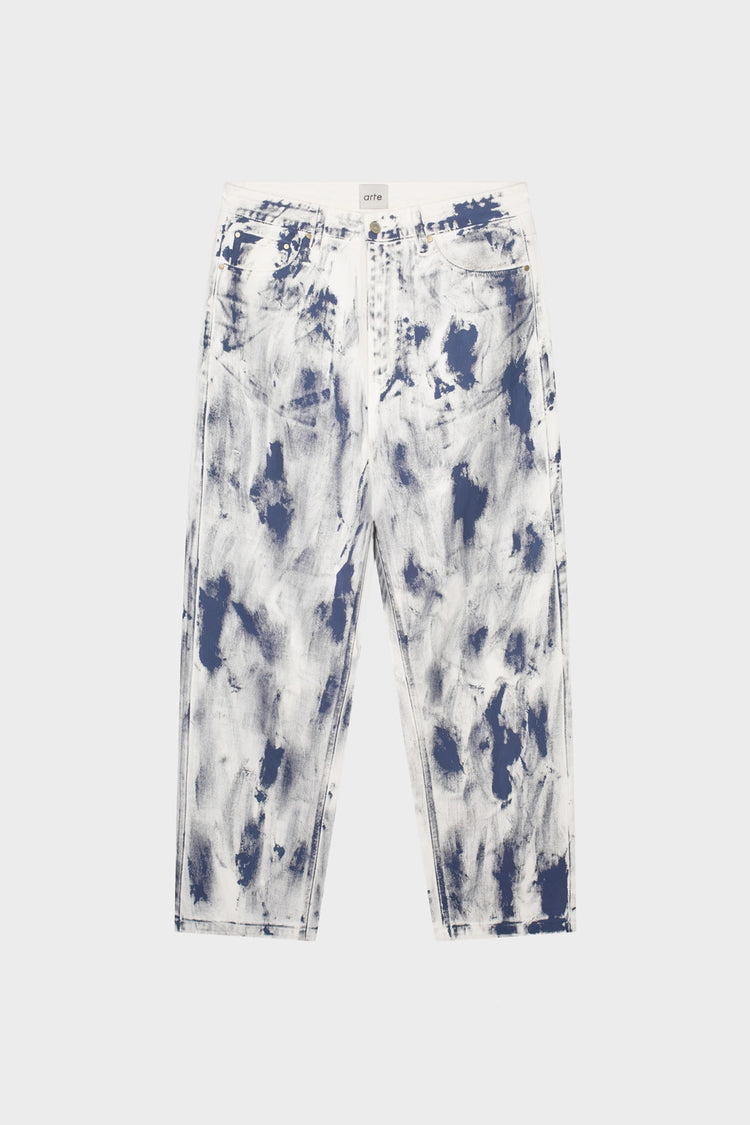 Spodnie PAINT białe