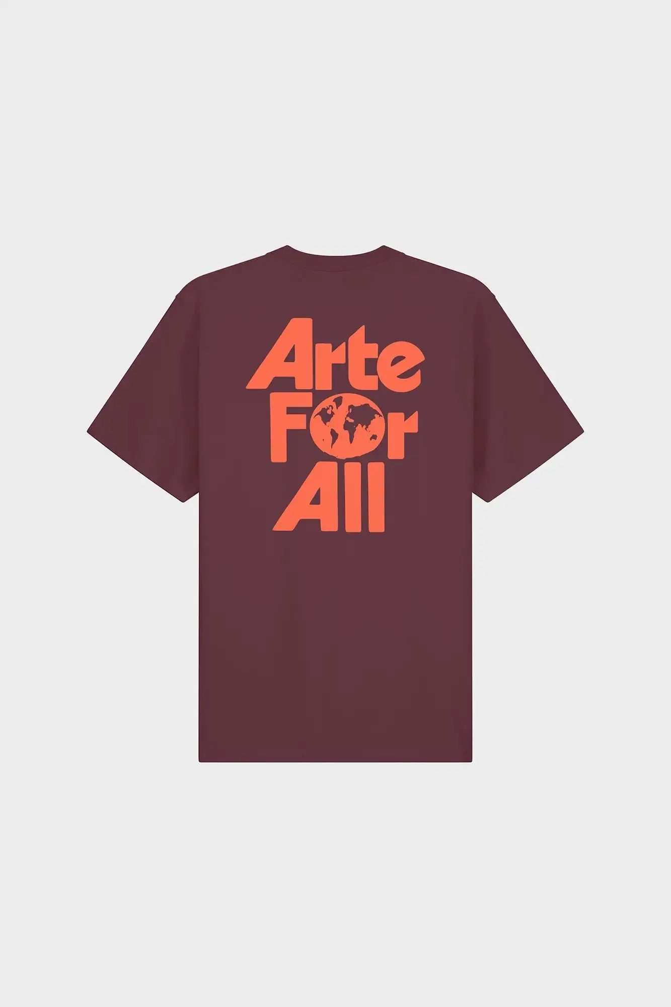 T-shirt ARTE FOR ALL burgundy 