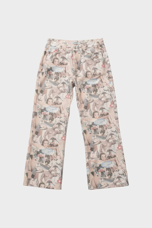 Spodnie AEROBIC D**K ENERGY multikolorowe