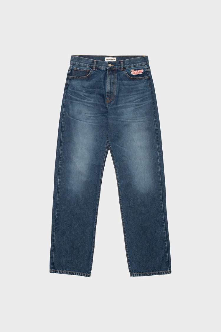 Spodnie BACK POCKET PLEASURES granatowe