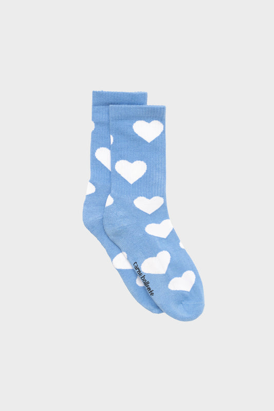 IT SMELLS LOVE socks blue