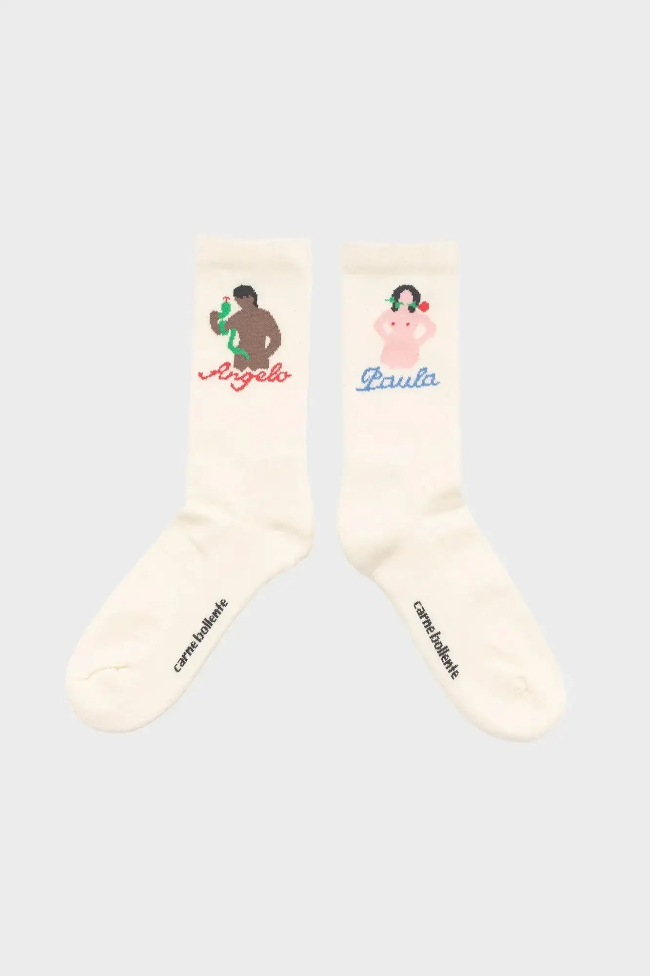 PAULA & ANGELO white socks