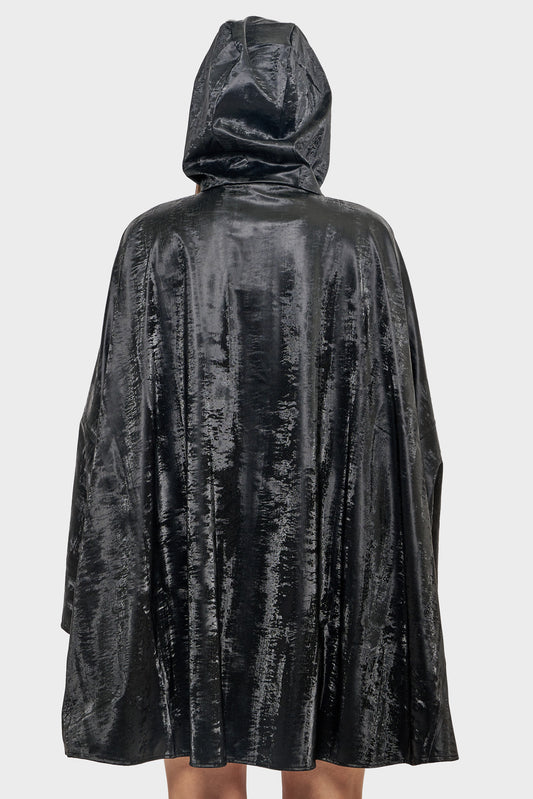 damskie#@Poncho Cape W3 czarne
