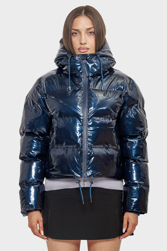 Kurtka ALTA SHORT PUFFER granatowa