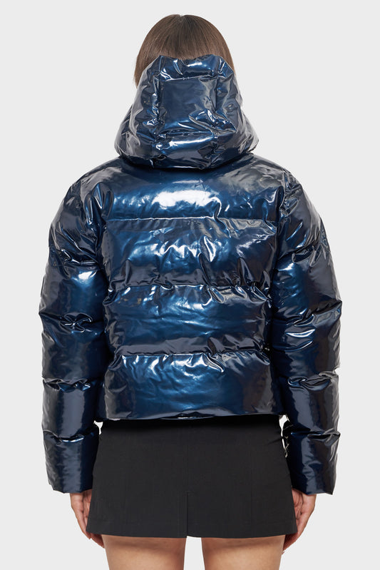Kurtka ALTA SHORT PUFFER granatowa