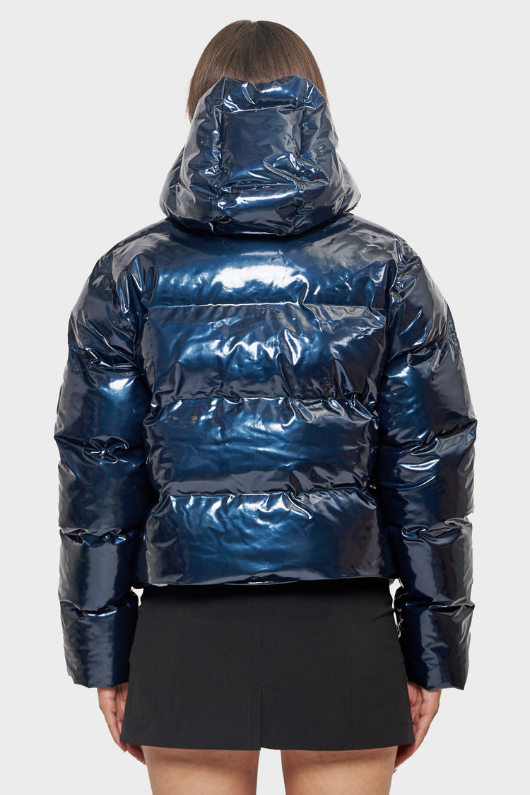 Kurtka ALTA SHORT PUFFER granatowa