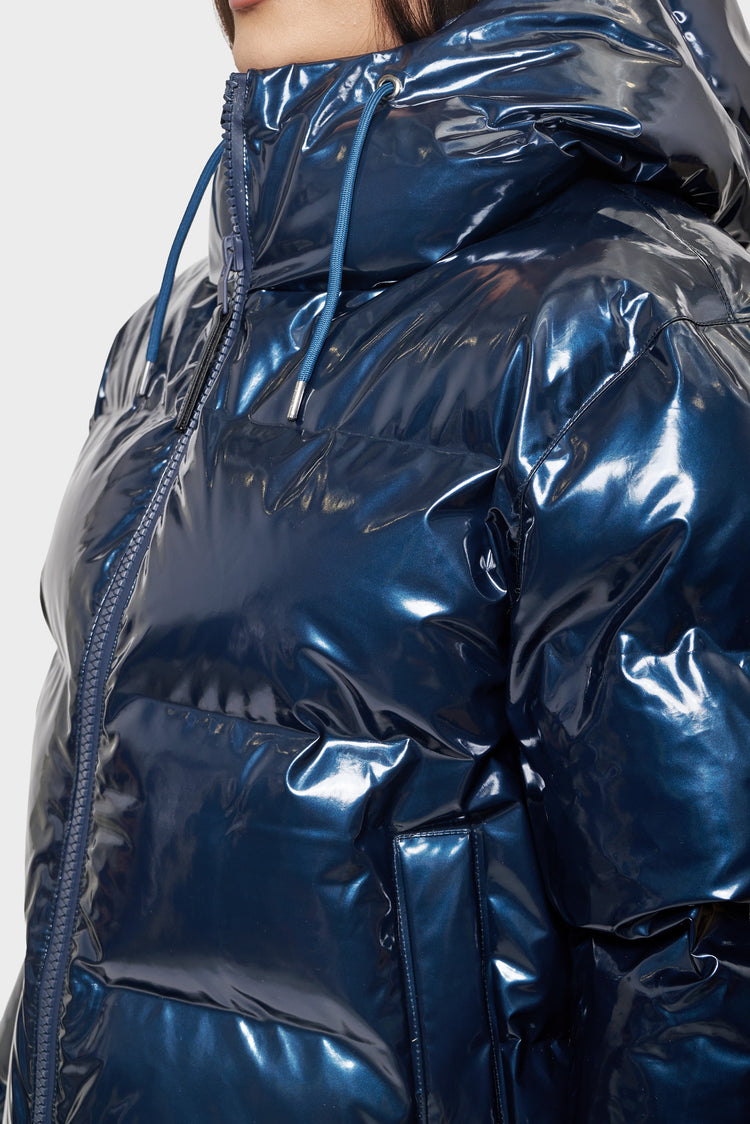 Kurtka ALTA SHORT PUFFER granatowa