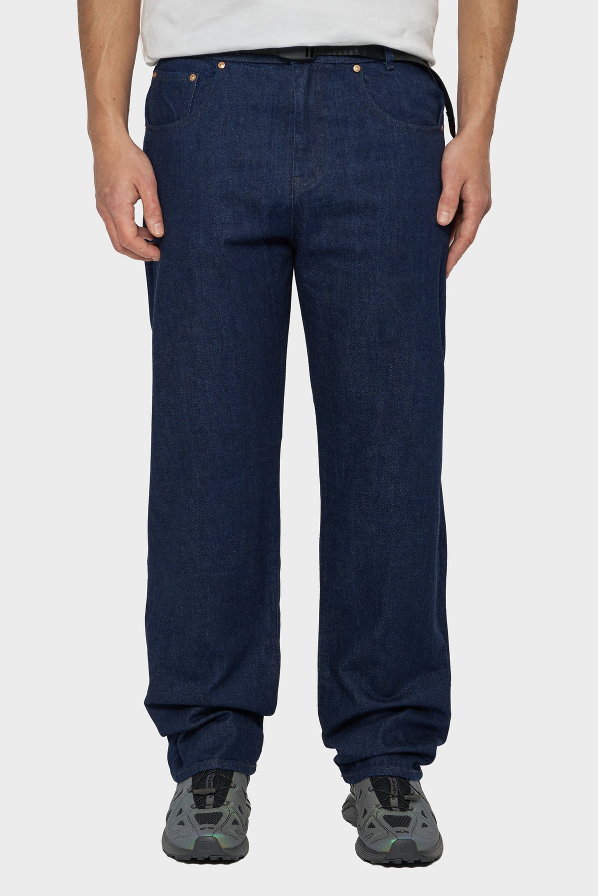 Spodnie JAPANESE 5-POCKET granatowe